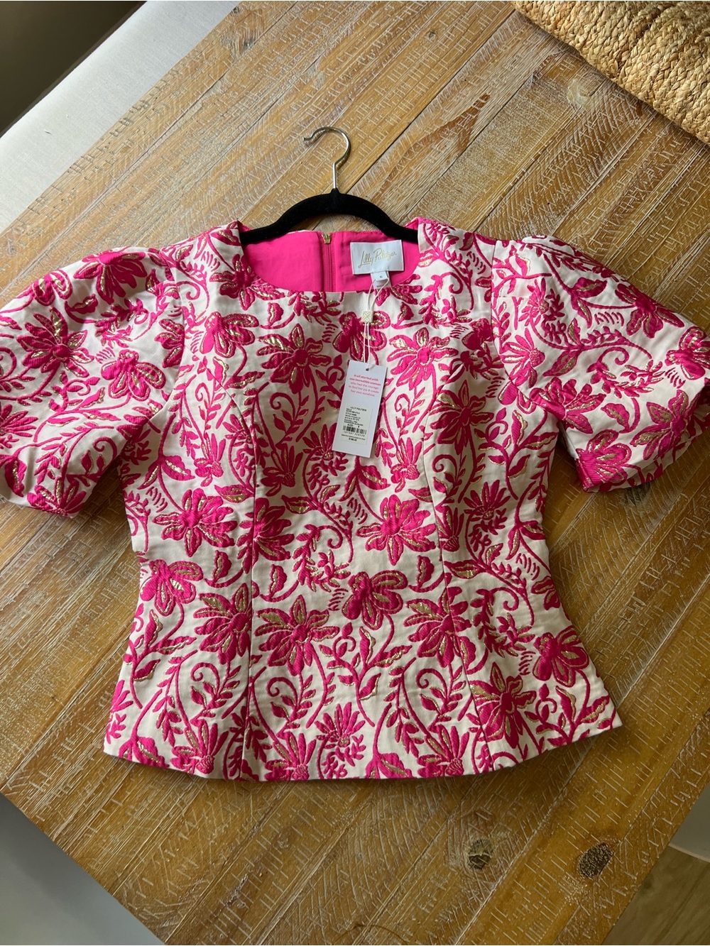 NWT Lilly Pulitzer Medora Jacquard Top size 6